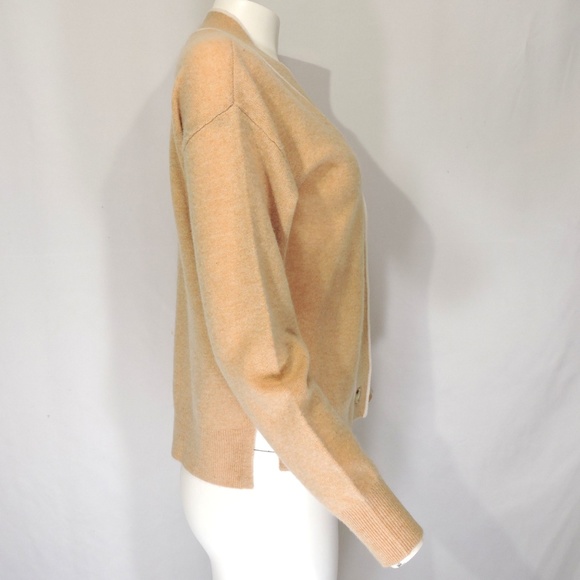 ELIE TAHARI ⚜ WOMEN'S BEIGE CASHMERE FASHION JACKET - Picture 3 of 5